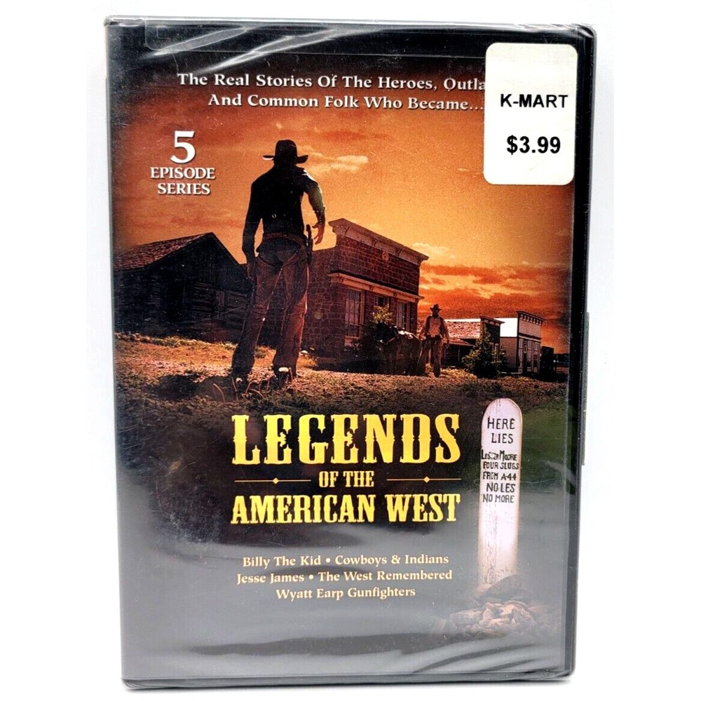 LEGENDS OF THE‎ AMERICAN WEST SEALED DVD MOVIE